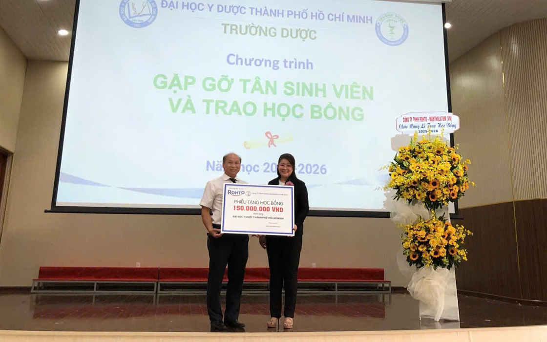 Công ty TNHH Rohto-Mentholatum (Việt Nam) trao học bổng thường niên năm 2025 và lan tỏa sứ mệnh chăm sóc cộng đồng