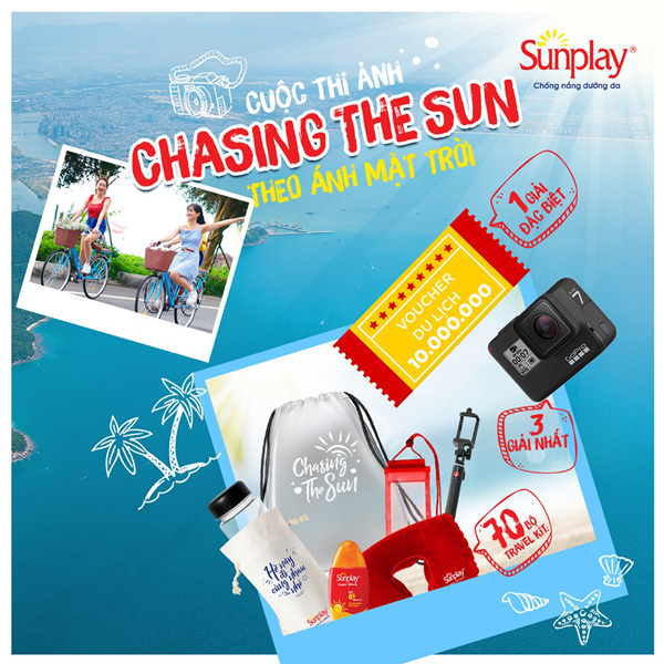 Cuộc thi ảnh “Chasing The Sun – Theo ánh mặt trời” từ nhãn hàng Sunplay