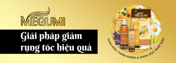 Megumi - Giải pháp giảm rụng tóc hiệu quả