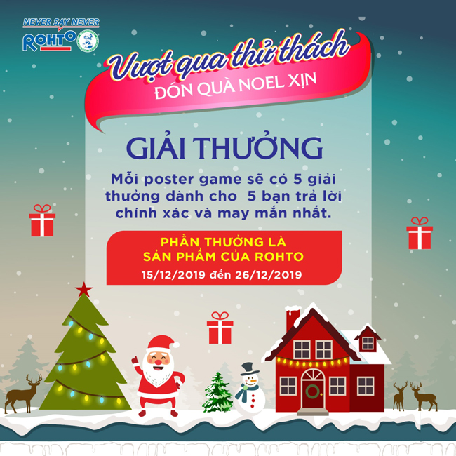 Minigame: VƯỢT QUA THỬ THÁCH – ĐÓN QUÀ NOEL XỊN