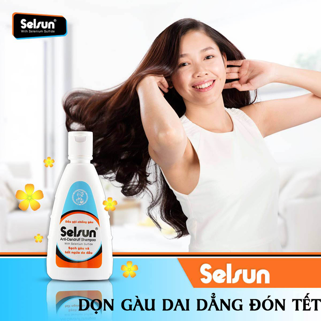Selsun: Dọn gàu dai dẳng đón Tết